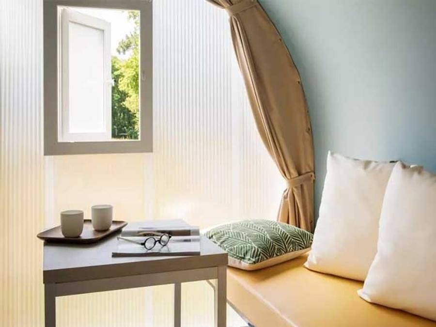 Camping Les Dolmens - Hébergement 4 personnes - Coco Sweet - 2 chambres in Méjannes-le-Clap, Région d'Alès