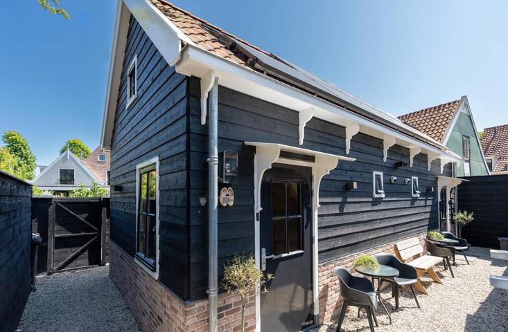 Gîte pour 4 personnes, avec Balcon et Terrasse ainsi que Jardin et Vue dans Monnickendam