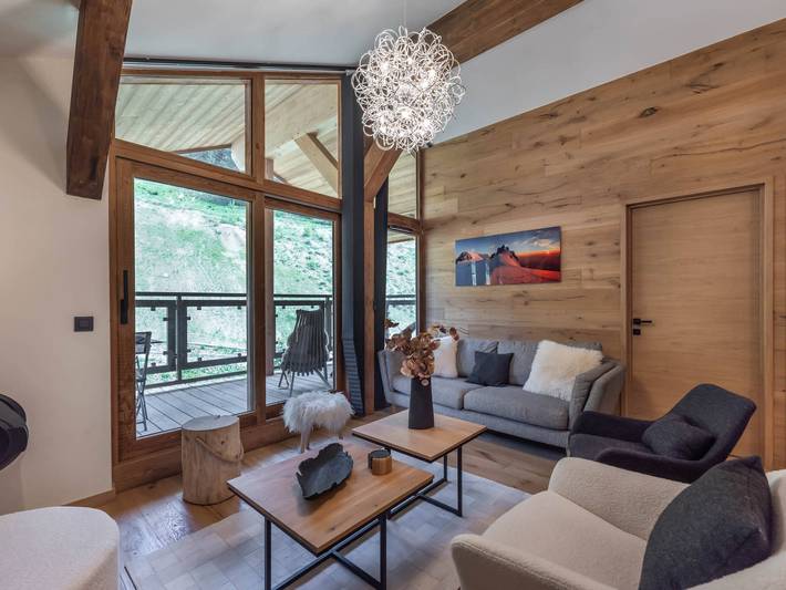 Appartement entier, Superbe penthouse à Courchevel 1650 avec cheminée, 3 chambres in Courchevel 1650 (Moriond), Saint-Bon-Tarentaise