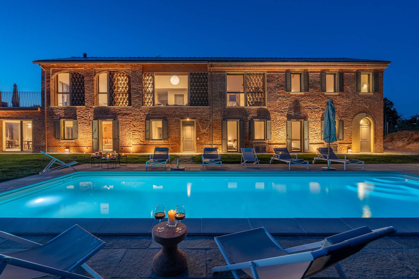 Villa für 12 Personen mit Sauna in Fubine, Alessandria Provinz