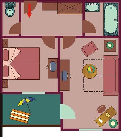 Suite mit Dusche, Bad, Wc ohne Frühstück in Sankt Michael im Lungau, Bundesland Salzburg