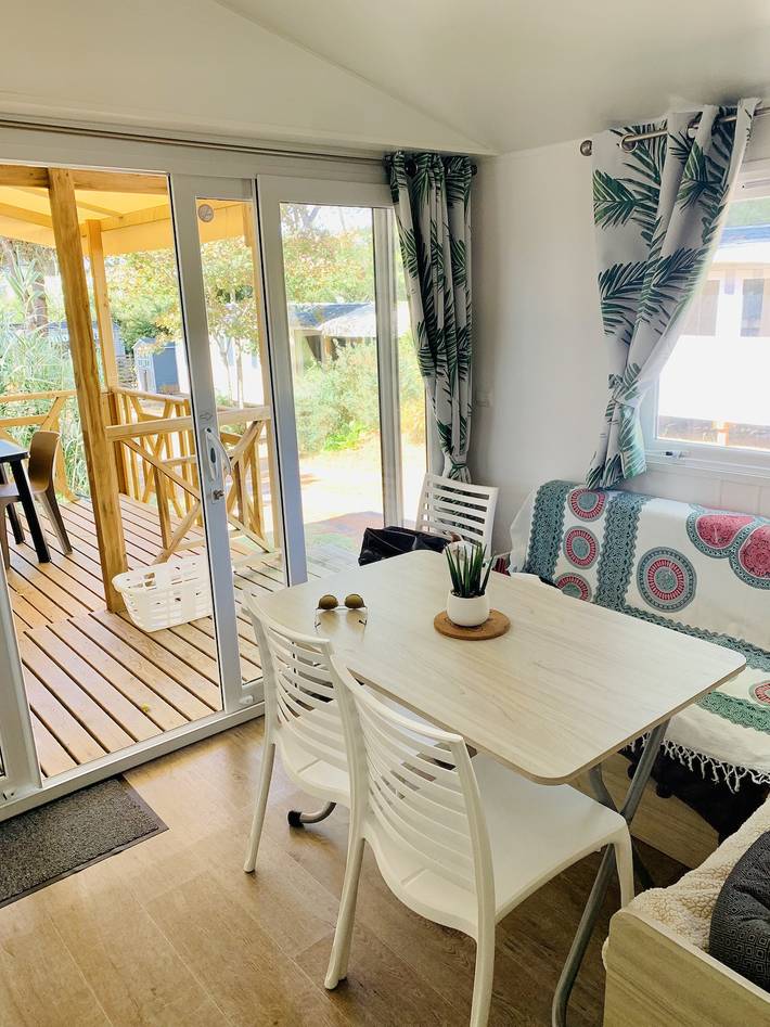 Camping pour 4 personnes, avec vue et balcon/terrasse à Saint-Palais-sur-Mer - 3