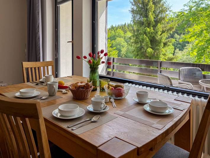 Vakantiehuis voor 4 personen, with sauna and balkon/terras as well as balkon in Winterberg