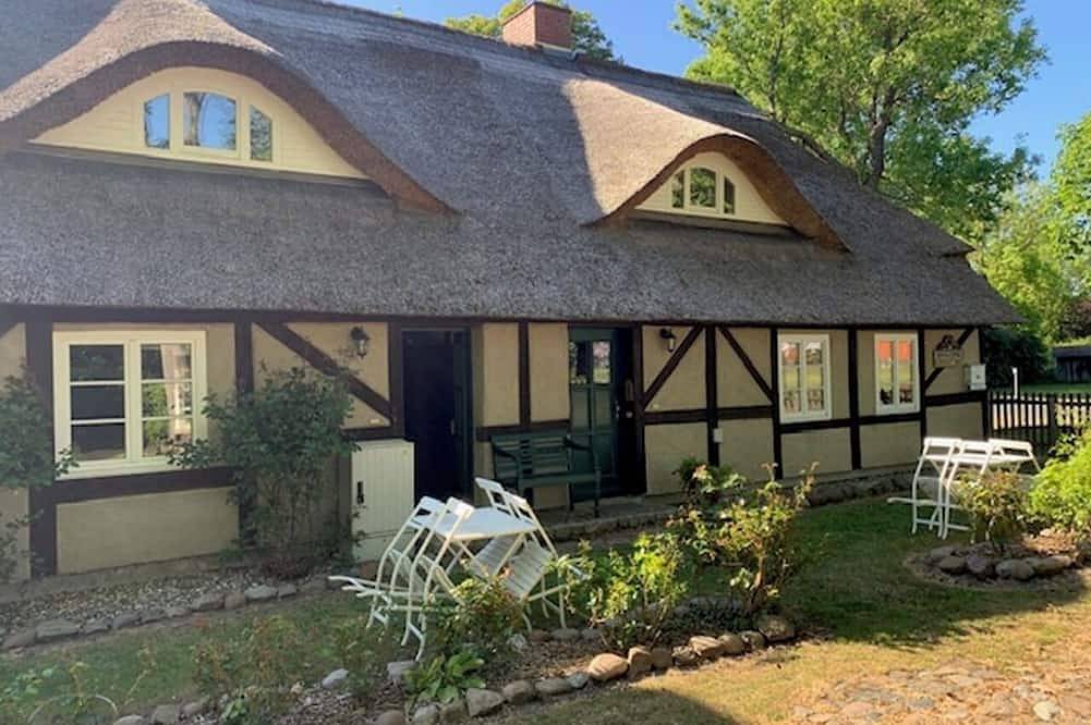 Ganze Wohnung, Reethaus Rosengarten - Strauchrose im Dg mit Kamin - max. 4 Pers. in Schaprode, Rügen
