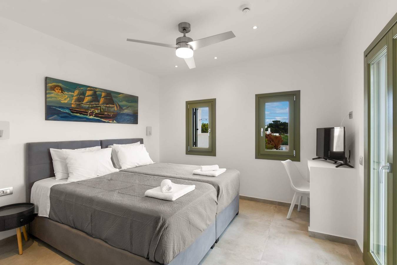 Ferienhaus für 5 Personen mit Balkon/Terrasse in Ampelas, Paros