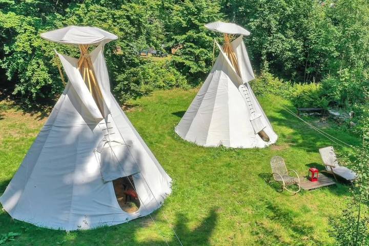 Camping für 6 Personen, mit Garten in Tschechien