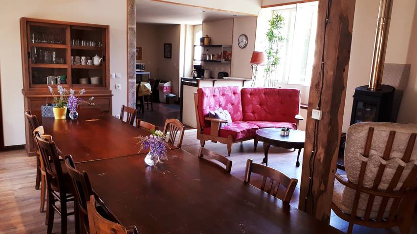 Gîte pour 14 personnes, animaux acceptés à Lormes - 4