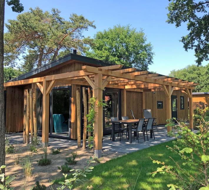 Lodge voor 6 personen, met tuin in Gelderland