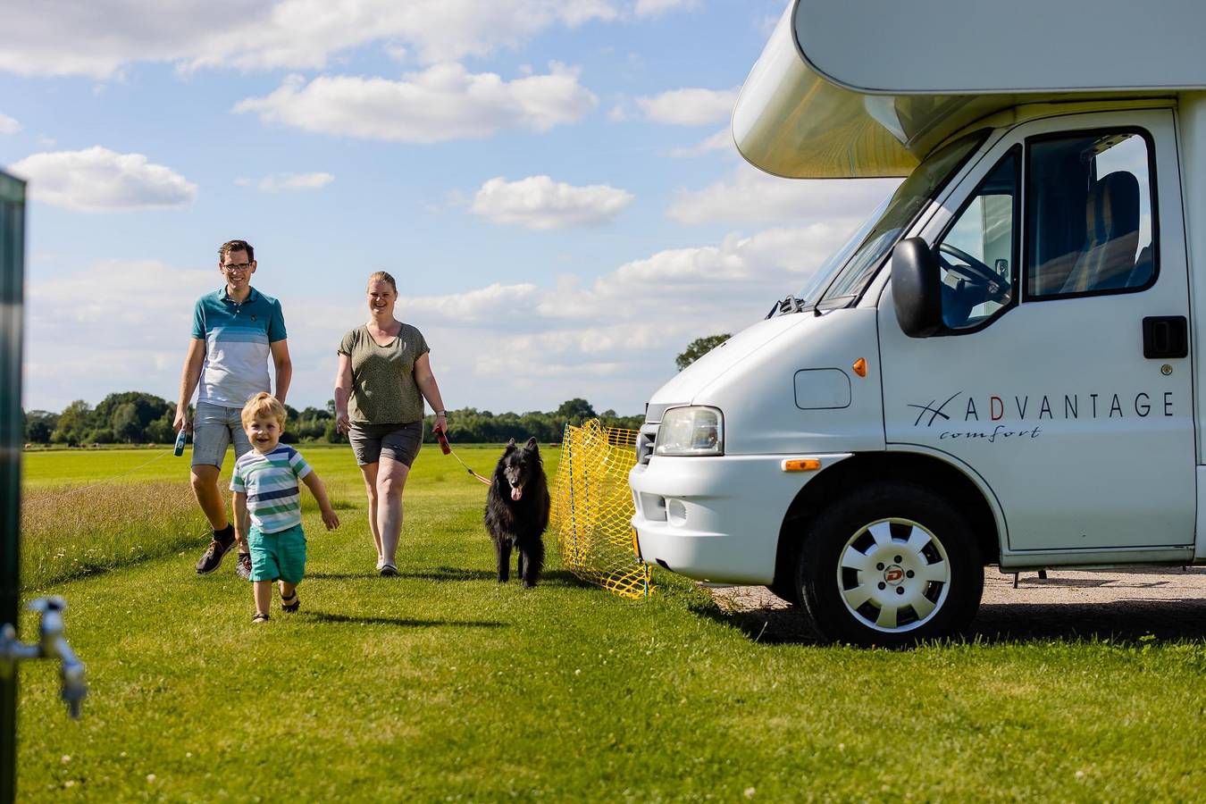 Charmecamping & Appartementen De Regge-Vallei — Comfort kampeerplaats (6/10/16) Ampère in Den Ham (Overijssel), Twente