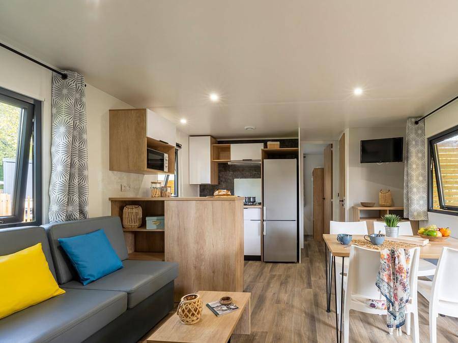Camping Sandaya Carnac - Mobilhome 4 personnes - Cottage Privilège Tv Lv - 2 chambres - 4 personnes in Carnac, Côte des Mégalithes