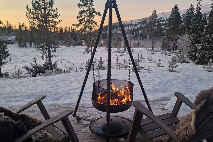 Ferienhaus für 8 Personen, mit Whirlpool und Terrasse, mit Haustier