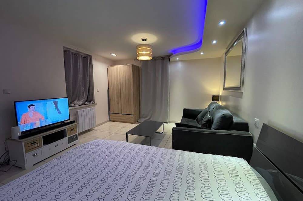 Entire apartment, Nice furnished and equipped F1 with shared courtyard in the city center in Montluçon, Montluçon region