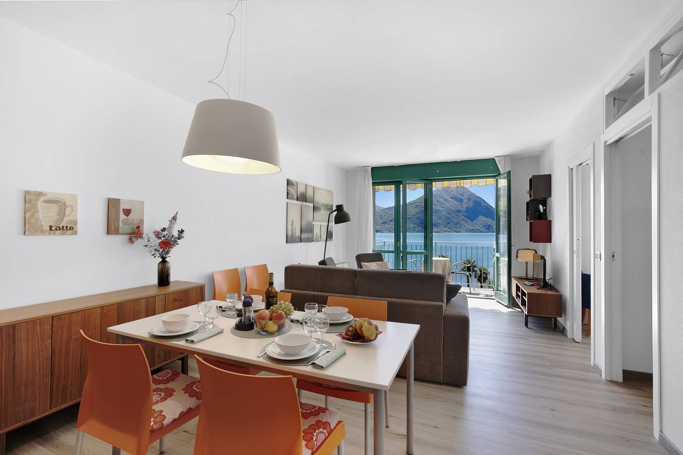 Ganze Wohnung, Ferienwohnung für 6 Personen mit Seeblick in Porlezza, Gemeinde Porlezza