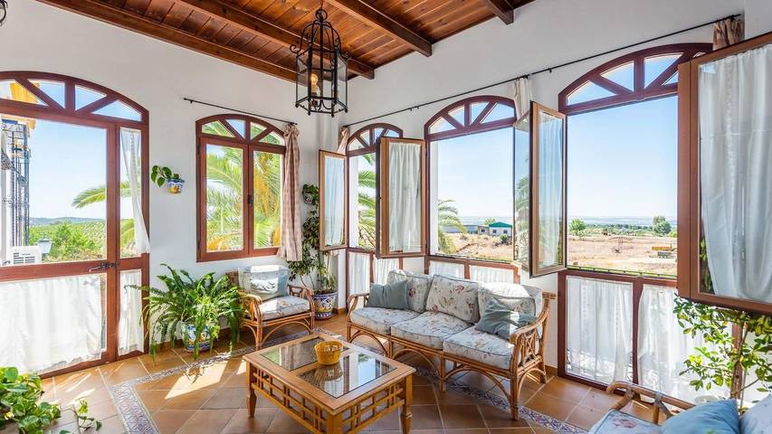 Casa rural para 12 personas, con balcón/terraza y piscina, Se admiten mascotas en Lora del Río - 4