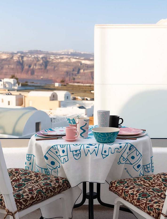 Holiday apartment for 2 people, with balcony/terrace in Santorini