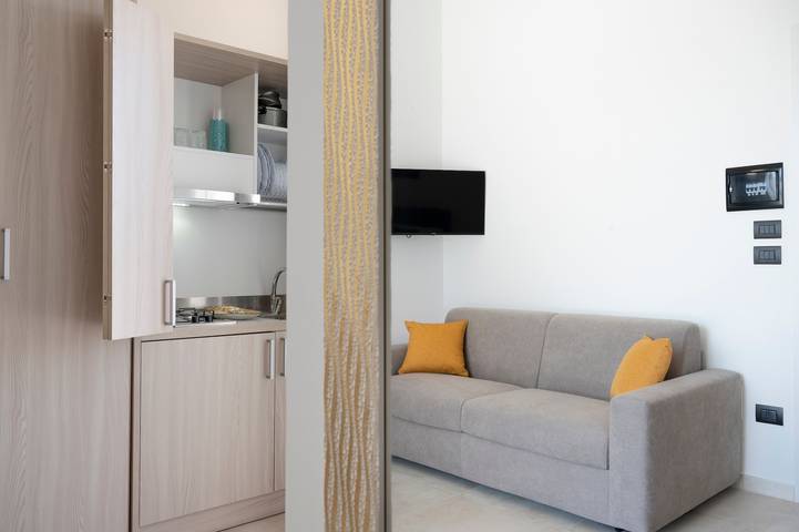 Brezza Studio in Torre Lapillo – Wi-Fi, Air Conditioning & Garden in Boncore, Gulf of Taranto
