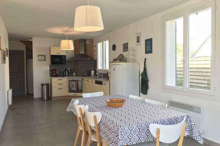 Maison de vacances pour 7 personnes, avec jardin ainsi que terrasse et jacuzzi à Agon-Coutainville
