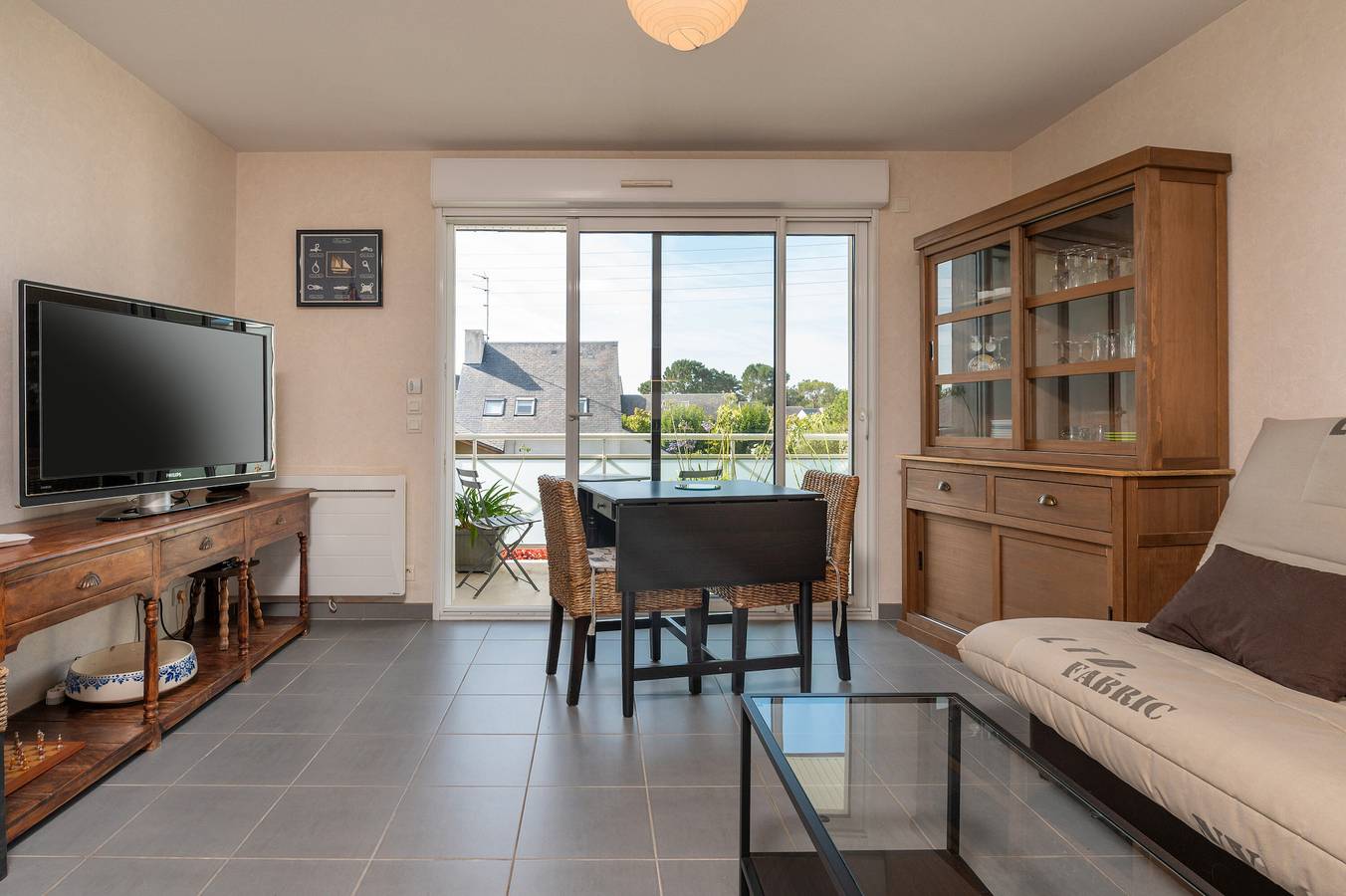 Apartamento entero, Apartamento 'Résidence Mer Et Pins' con Terraza Privada y Balcón in Saint-Philibert, Côte des Mégalithes