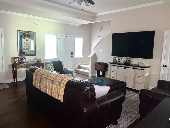 Vacation rental for 6 people, with yard and pool as well as terrace in College Station (TX)