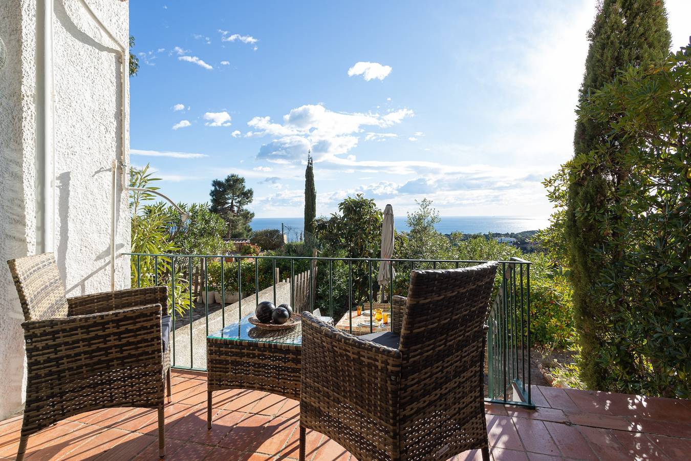 Vakantiehuis 'El Suizo' met zeezicht, privé terras en Wi-Fi in Santa Maria de Llorell, Tossa de Mar