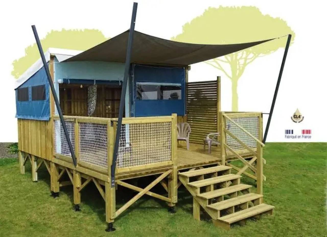Cabane 3 étoiles - Parc aquatique - ccbfgec in Sainte-Eulalie-en-Born, Côte d’Argent