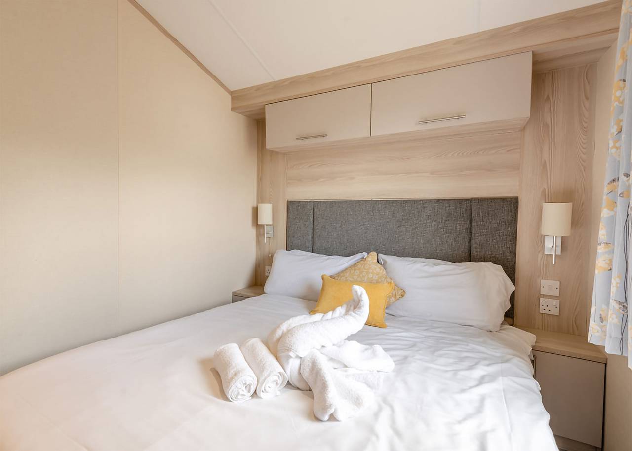Gold Caravan with parking in Skegness, Lincolnshire