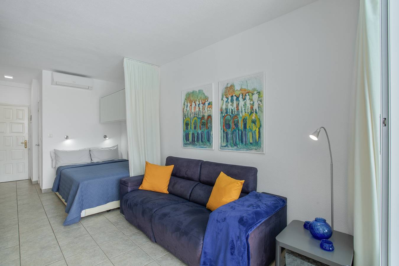 Entire studio, Holiday Studio 'Vistas Al Atlántico' with Sea View, Wi-Fi and Air Conditioning in Puerto Rico (Gran Canaria), Mogán