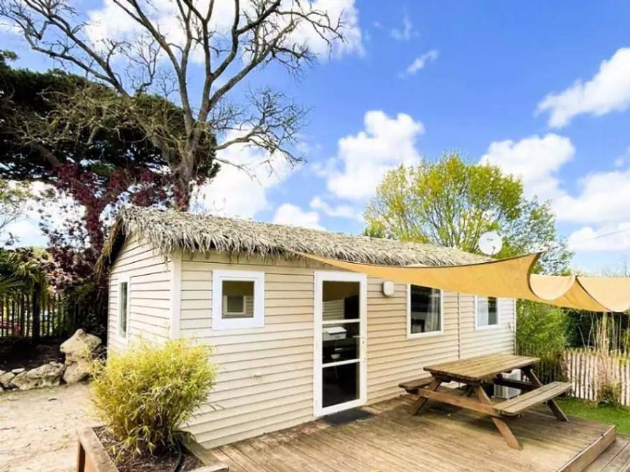 Camping Domaine Les Oréades - Mobilheim 2 personen - Cottage Lodge 2 Zimmer 2 Personen Klimatisiert + Tv in Sanguinet, Côte d’Argent
