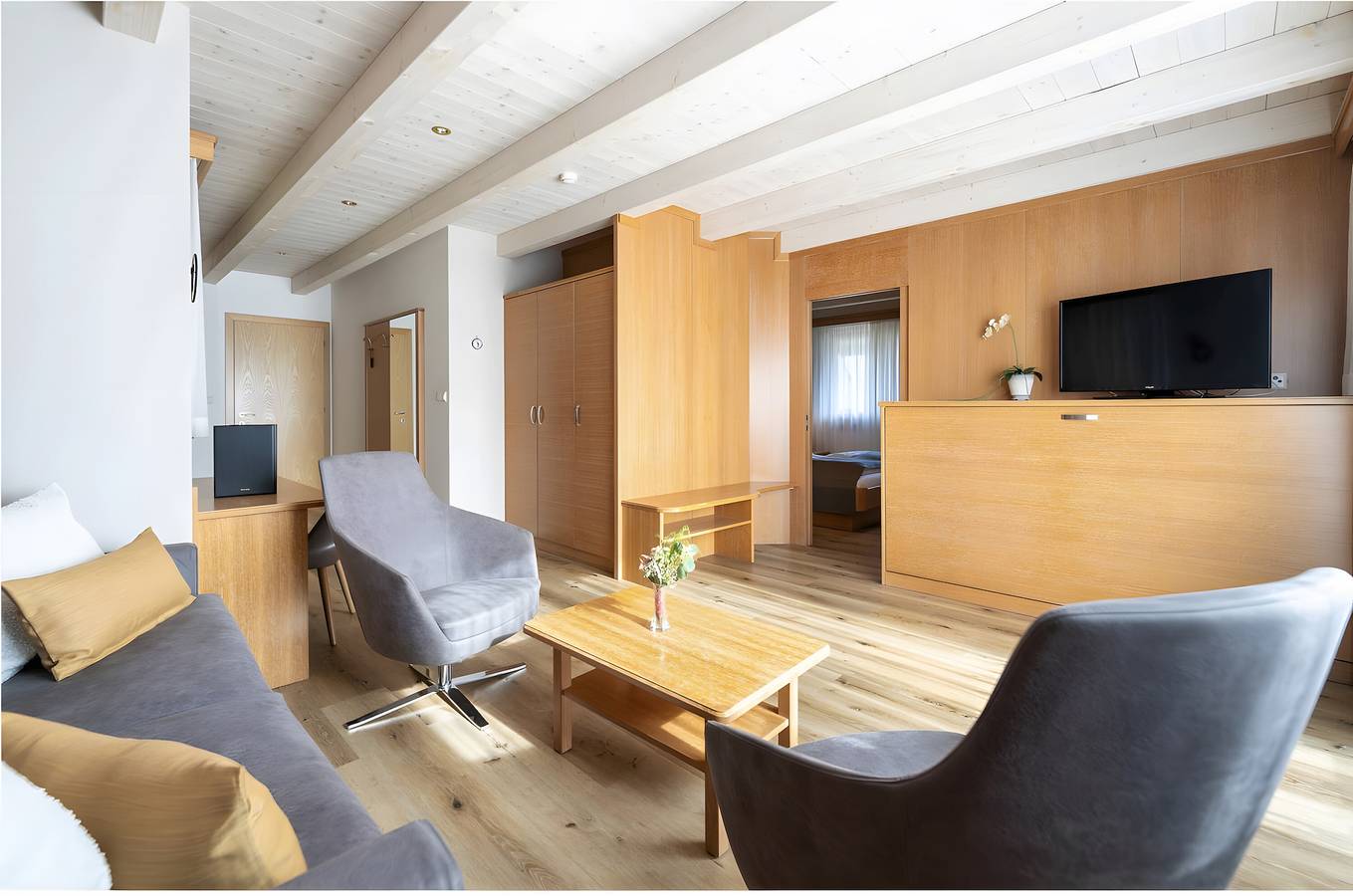 Zimmer 'Suite 3' mit Bergblick, Wi-Fi und Klimaanlage in Dorf Tirol, Texelgruppe