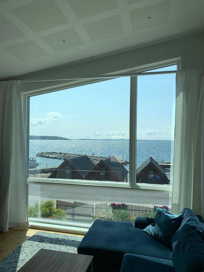 Ferienwohnung für 8 Personen, mit Balkon und Terrasse sowie Garten und Ausblick in Strand (Rogaland)