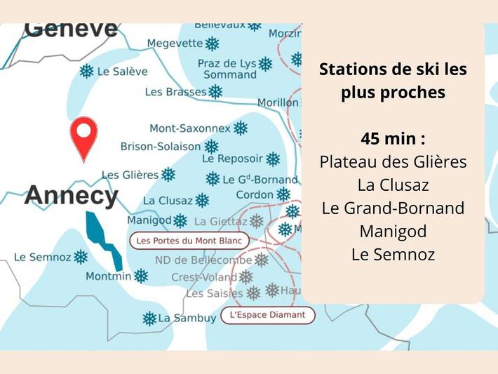 Gîte pour 6 personnes, avec balcon à Cruseilles - 3