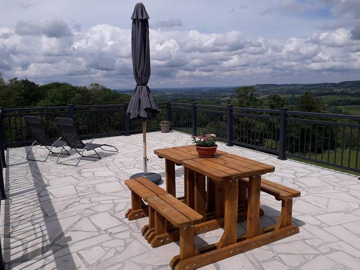 Gîte pour 4 personnes, avec terrasse