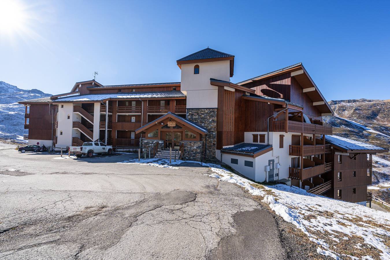 Hel lägenhet, Apartment 'Appartement Les Menuires' with Mountain View and Balcony in Saint-Martin-de-Belleville, Les Trois Vallées
