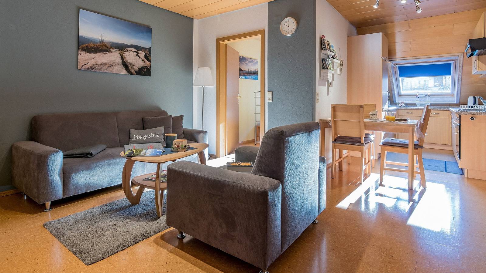 Ganze Wohnung, Ferienwohnungen Huber: Ferienwohnung Bergblick mit 55 qm, 2 Schlafzimmer, max. 3 Personen in Bad Peterstal-Griesbach, Mittlerer Schwarzwald