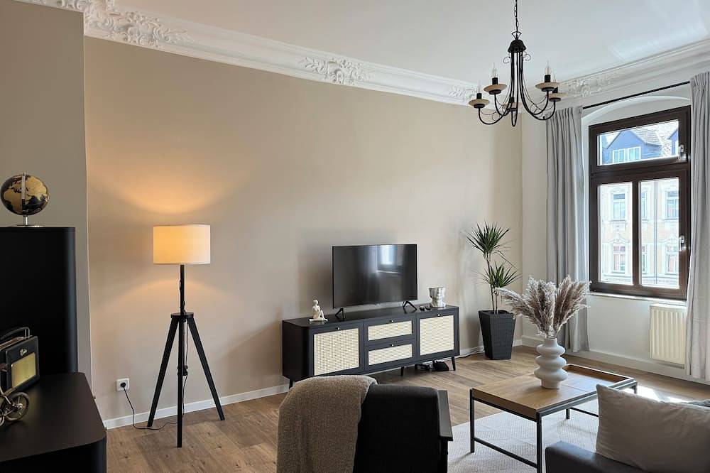 Apartamento entero, Stylish apartment in the Gründerzeit district in Chemnitz, Chemnitz (region)