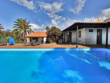 Finca für Gruppen für 9 Personen, mit Pool und Garten auf La Palma