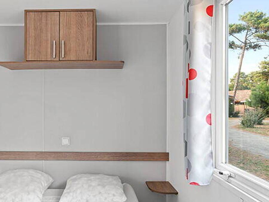 Camping Domaine de la Marina - Bungalow 6 personen - Mobilheim | Comfort | 2 Zi. | 4/6 Pers. | Einfache Terrasse in Messanges, Dax und Umgebung