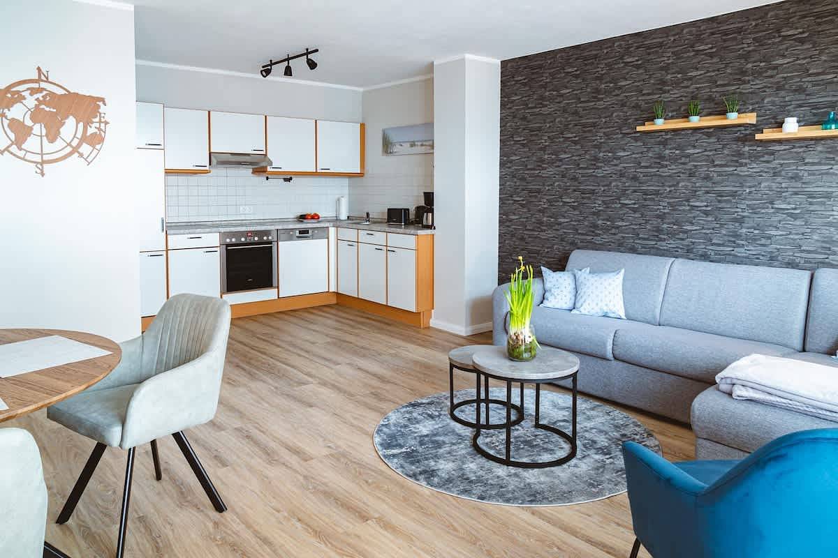 Ganze Wohnung, Ferienwohnung für 4 Personen mit Balkon/Terrasse in Niendorf, Timmendorfer Strand