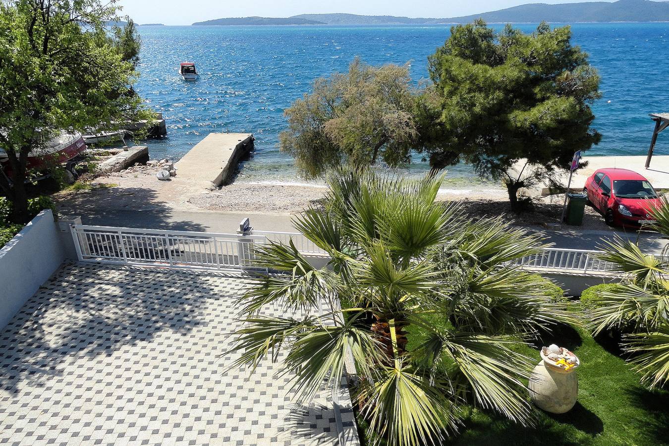 Ganze Wohnung, One bedroom apartment near beach Brodarica, Šibenik A-4195-c in Brodarica, Šibenik-Knin