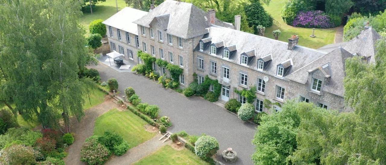 Chateau de Vaudezert And The Gate House in Juvigny-sous-Andaine, Parc naturel régional Normandie-Maine