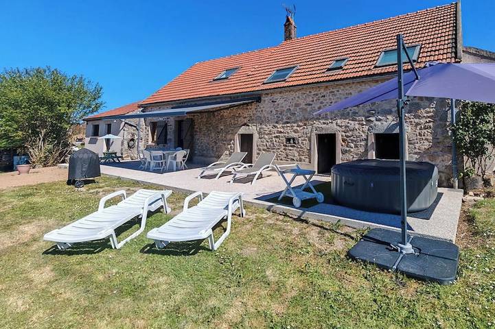 Maison de vacances pour 8 personnes, avec jardin et jacuzzi