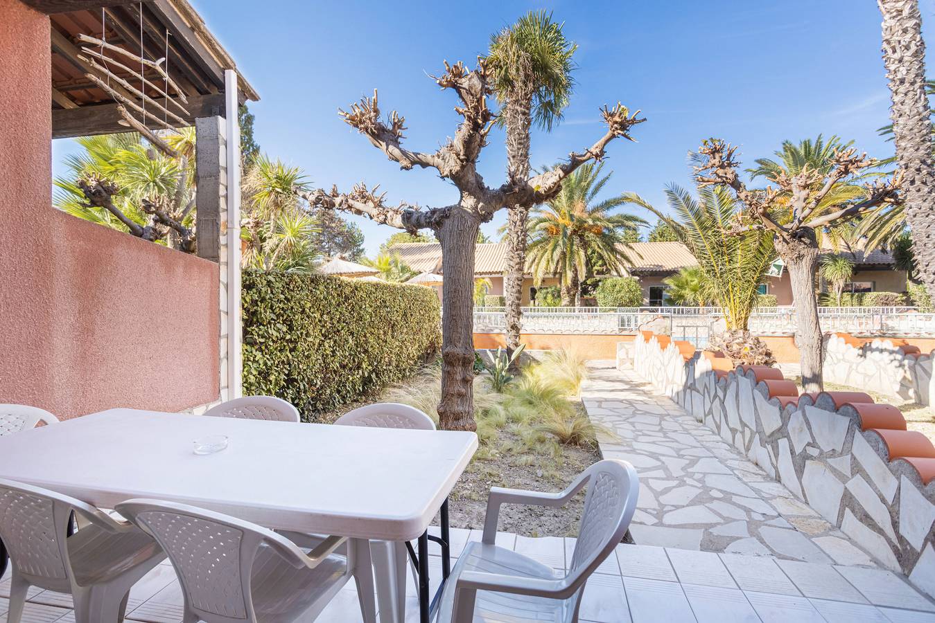 Gîte La Capelle für 7 Personen mit Pool in Roquefort-des-Corbières, Narbonne und Umgebung