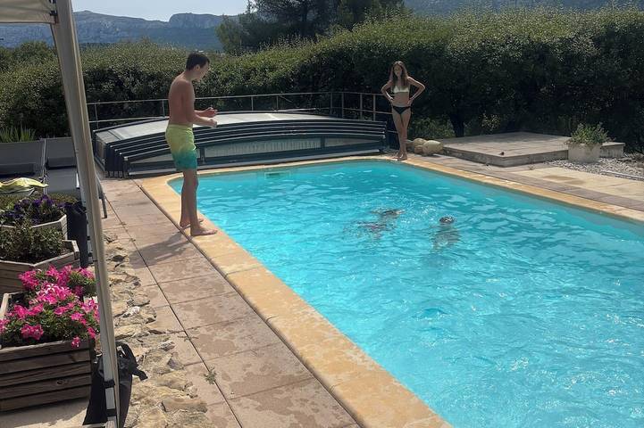 Per aspera ad astre in Plan-d'Aups-Sainte-Baume, Mittelmeerküste (Frankreich)