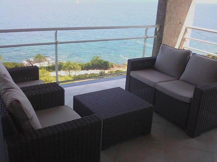 Appartement de vacances pour 4 personnes, avec terrasse et vue