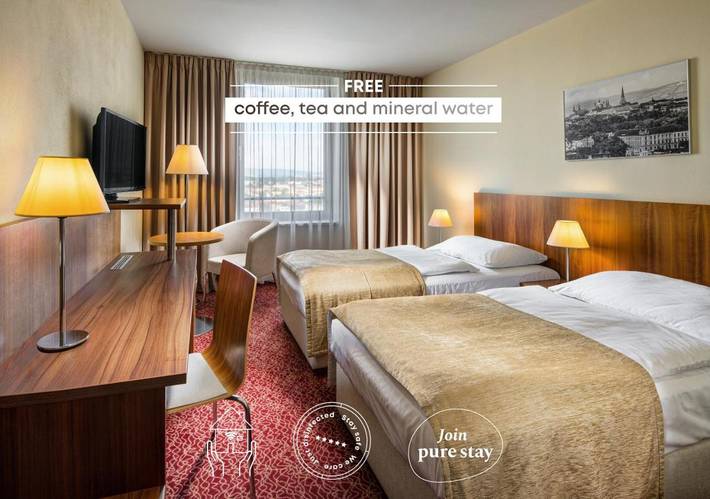 Hotel dla 2 osób, z Taras i Widok w Ołomuniec