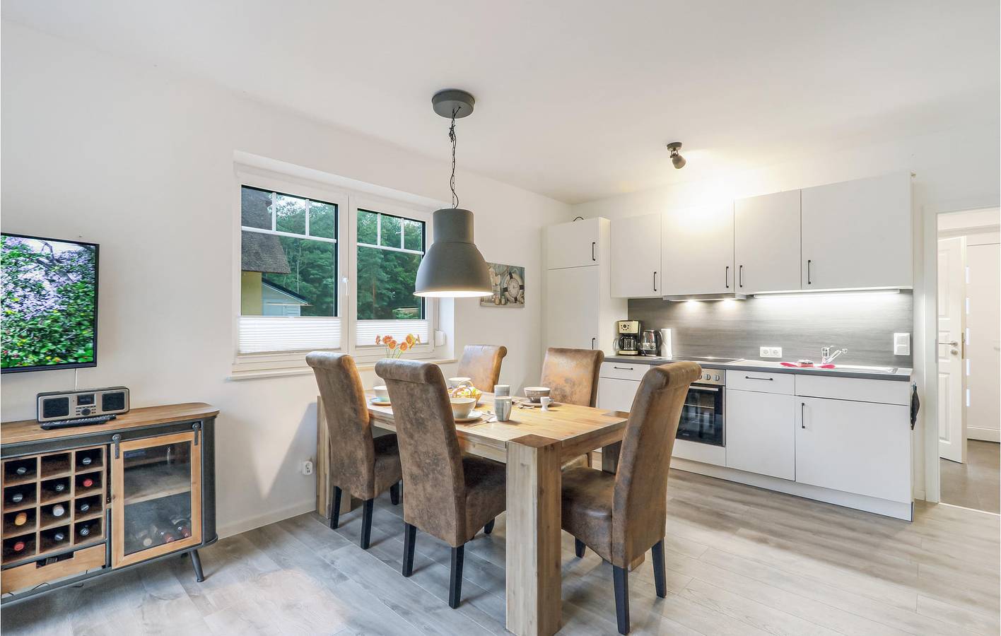 Charmantes Apartment mit Terrasse in der Nähe von Strand und Restaurants in Zirchow, Usedom