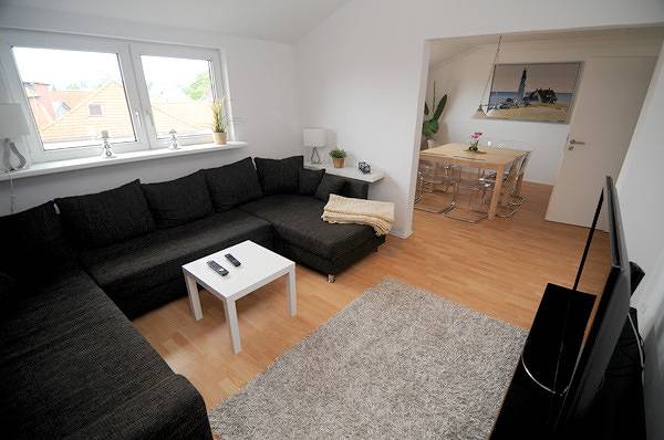 Ferienwohnung für 8 Personen, mit Balkon und Sauna