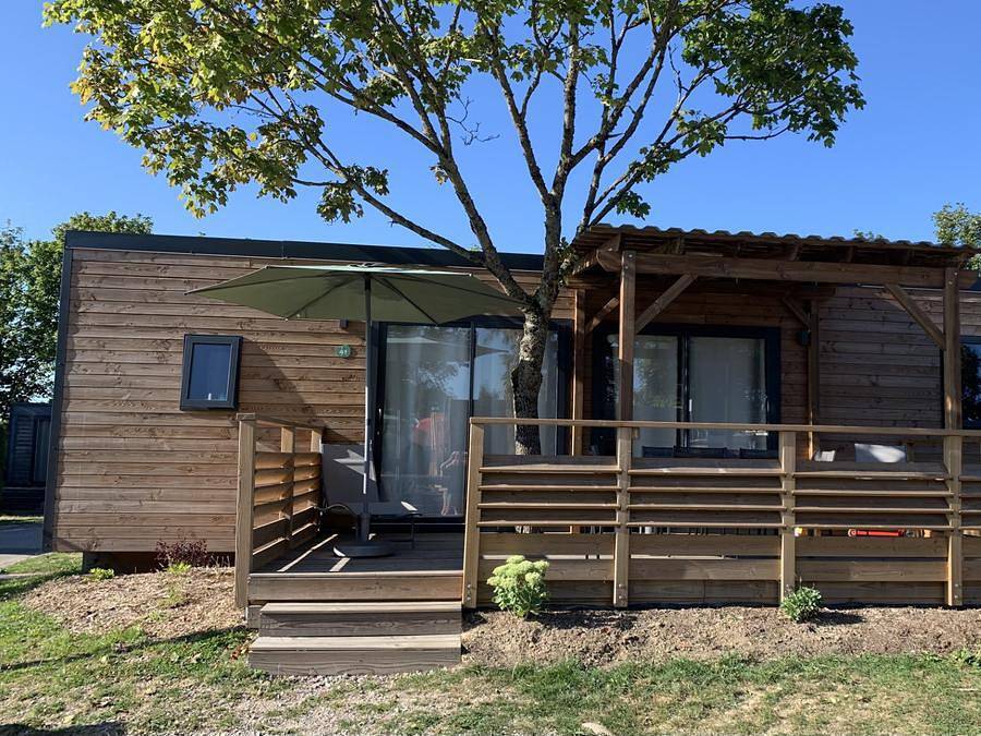 Sunêlia Camping les Nids du Lac - Mobilhome 6 personnes - Mobiwood 39 - 3 Chambres in Sanchey, Région d'Épinal