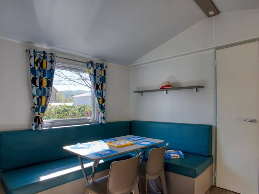 Flower Camping La Sagne - Mobilheim 4 personen - Confort 26m² (2 Zimmer) - überdachte Terrasse + Tv 4 pers. in Vitrac, Périgord Noir