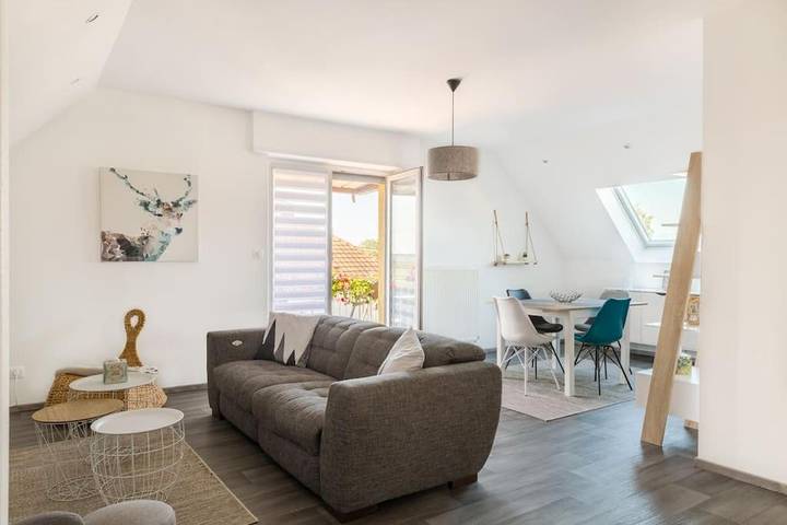 Appartement de vacances pour 4 personnes, avec balcon